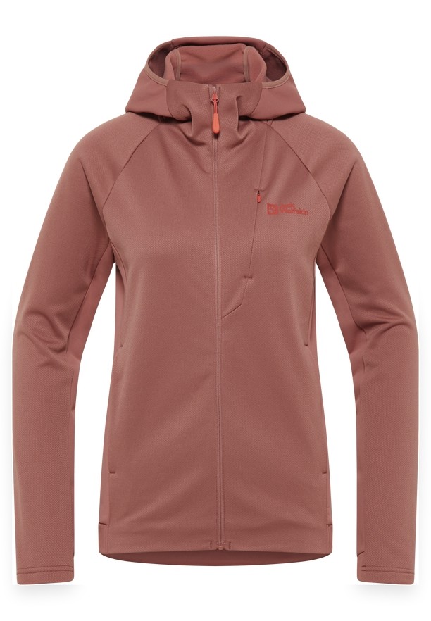 Red Women Jack Wolfskin Alpgrat Xt Fleece Jackets | 15289621