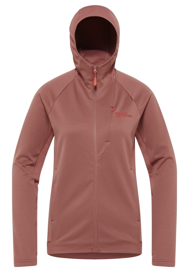 Red Women Jack Wolfskin Alpgrat Xt Fleece Jackets | 15289621