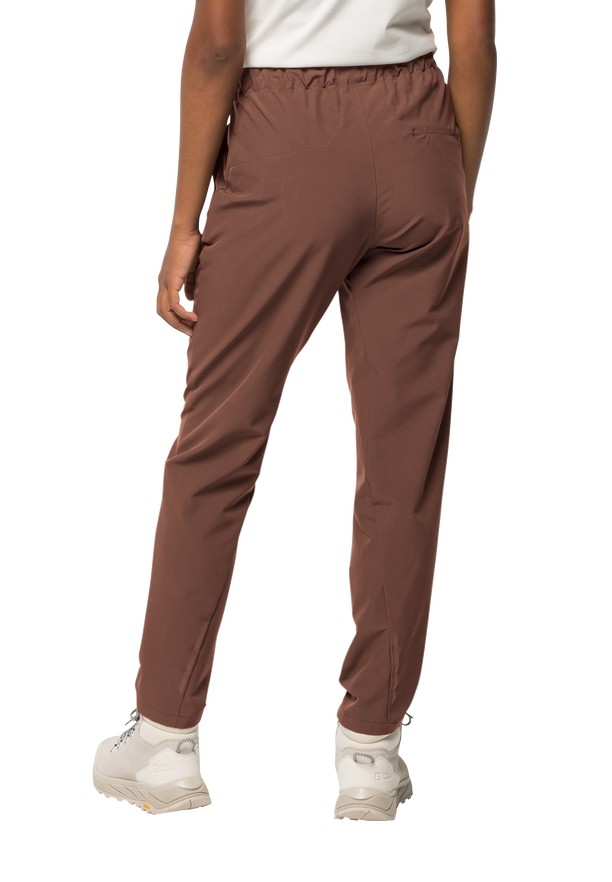 Red Women Jack Wolfskin Bike Commute Pants | 29163156
