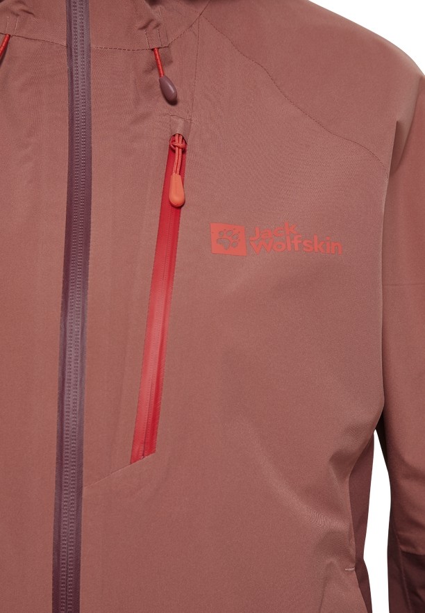 Red Women Jack Wolfskin Eagle Peak 2l Rain Jackets | 96968134