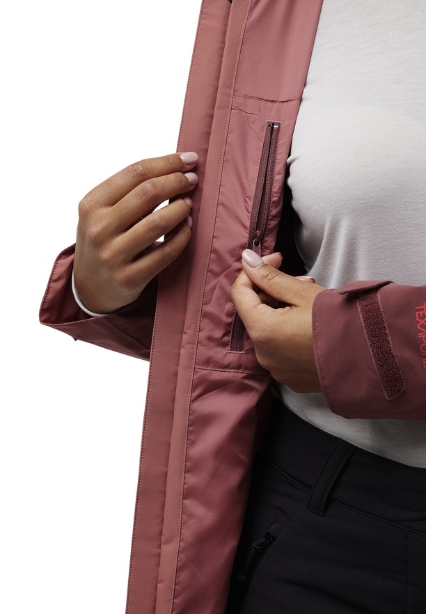 Red Women Jack Wolfskin Eagle Peak 2l Rain Jackets | 96968134