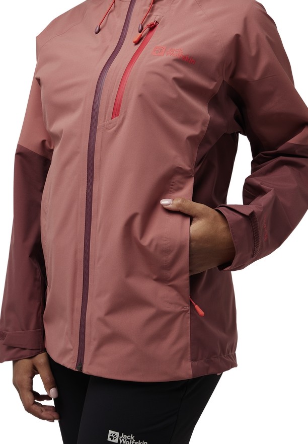 Red Women Jack Wolfskin Eagle Peak 2l Rain Jackets | 96968134