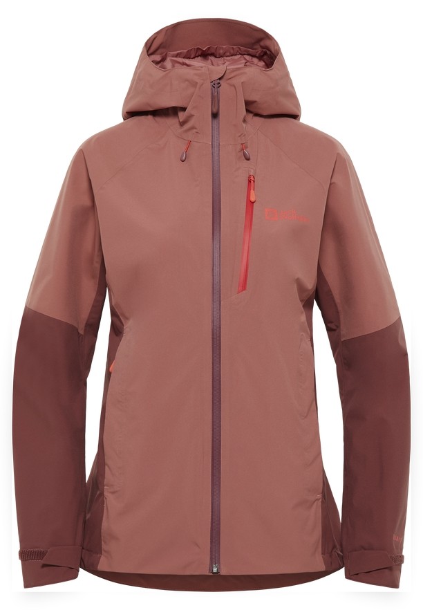 Red Women Jack Wolfskin Eagle Peak 2l Rain Jackets | 96968134