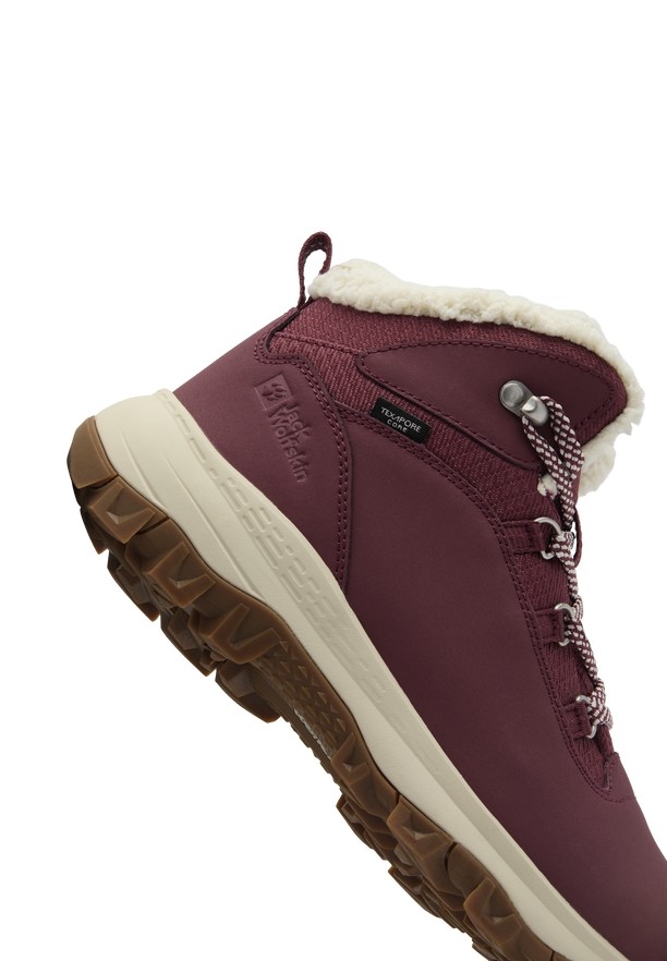 Red Women Jack Wolfskin Everquest Texapore Mid Winter Shoes | 91232535