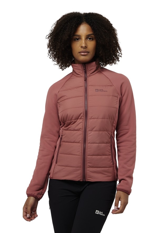 Red Women Jack Wolfskin Glaabach 3in1 Jackets | 36677396
