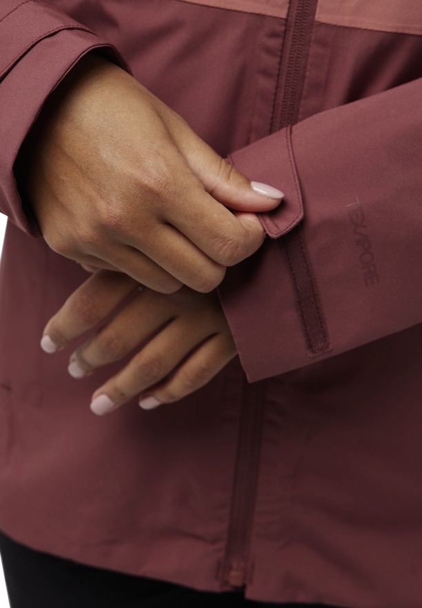 Red Women Jack Wolfskin Glaabach 3in1 Jackets | 36677396