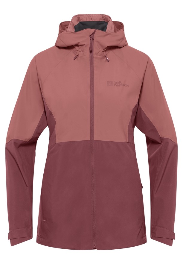 Red Women Jack Wolfskin Glaabach 3in1 Jackets | 36677396