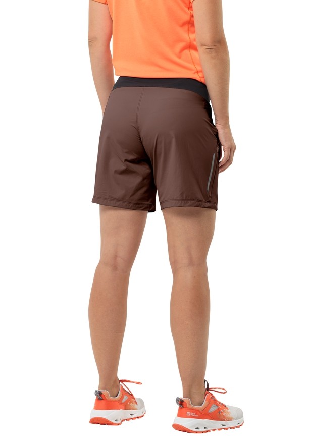 Red Women Jack Wolfskin Gravex Shorts | 12879188