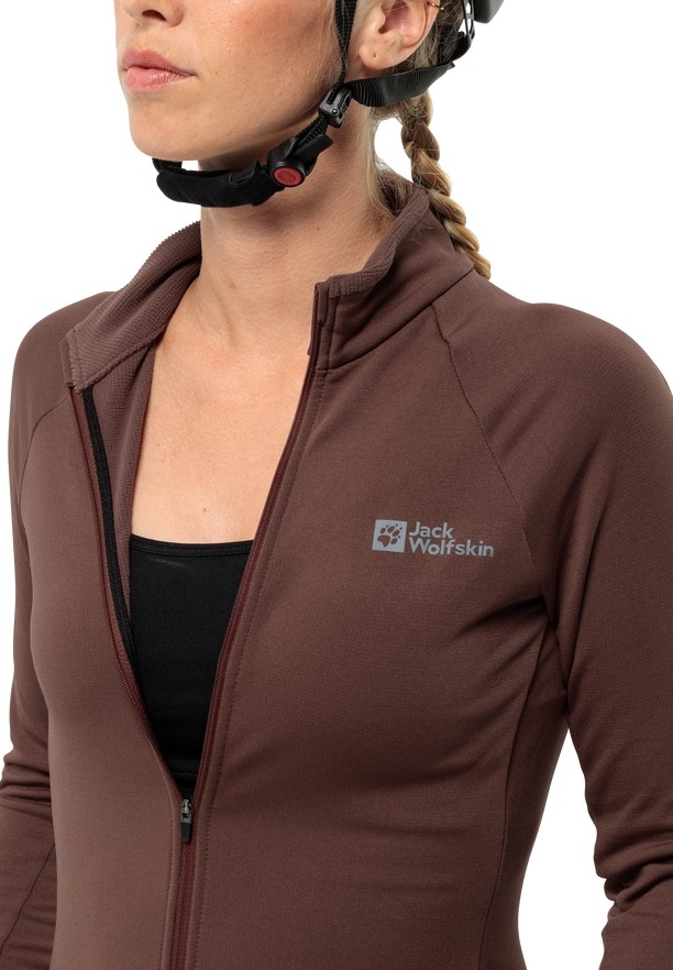 Red Women Jack Wolfskin Gravex Thermo Fz Fleece Jackets | 82989670