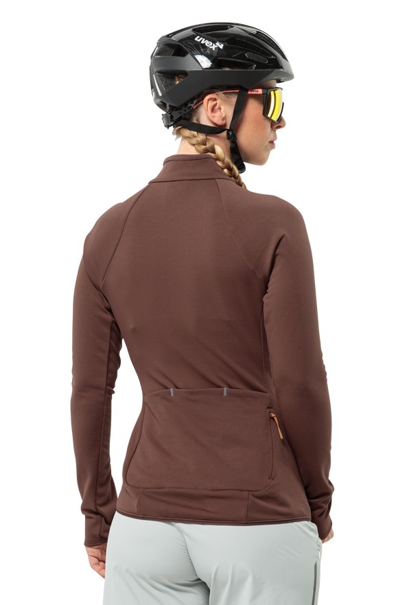 Red Women Jack Wolfskin Gravex Thermo Fz Fleece Jackets | 82989670