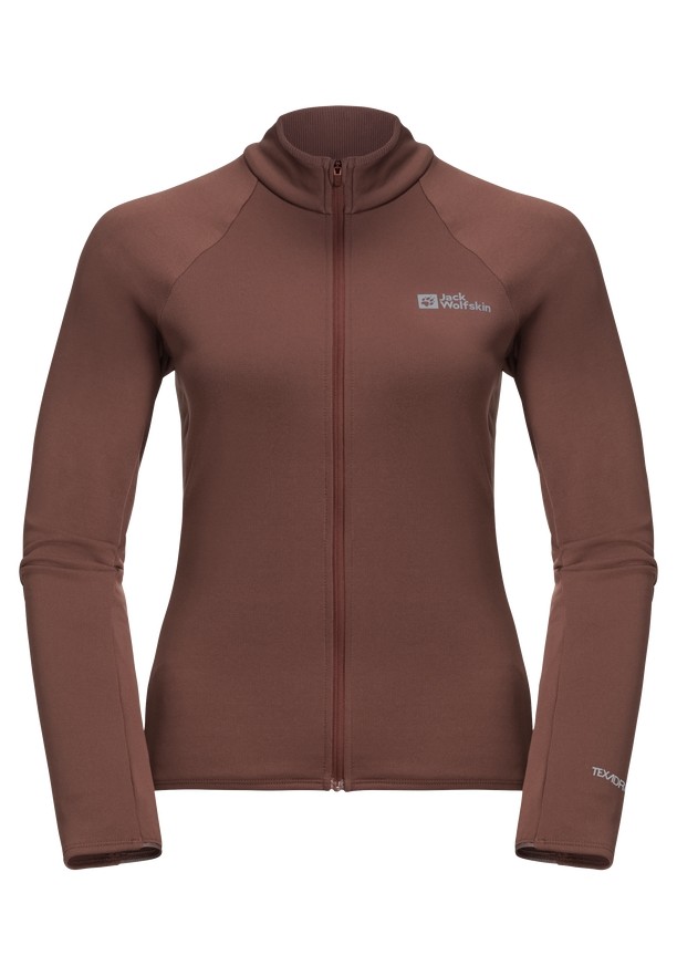 Red Women Jack Wolfskin Gravex Thermo Fz Fleece Jackets | 82989670