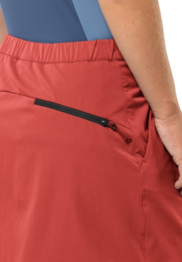 Red Women Jack Wolfskin Hiking Alpine Skorts | 17146523