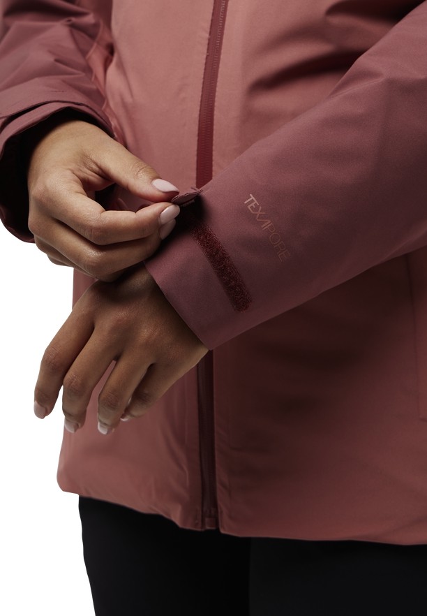 Red Women Jack Wolfskin Hunberg 3in1 Jackets | 20701900