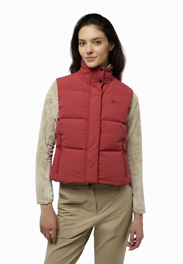 Red Women Jack Wolfskin Nordlicht Vest | 19236017
