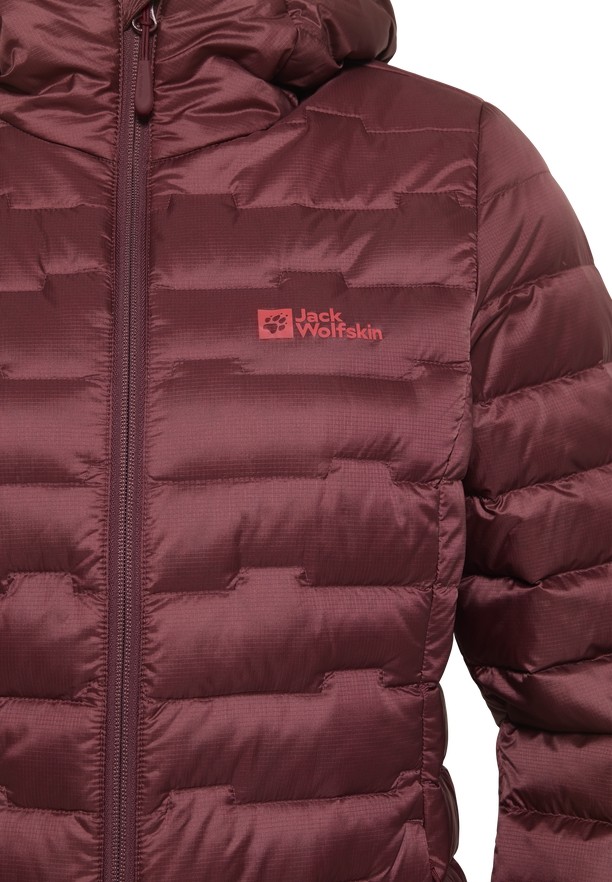 Red Women Jack Wolfskin Passamani Down Jackets | 83739410