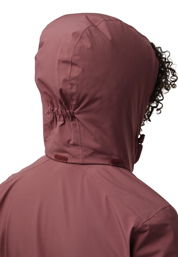 Red Women Jack Wolfskin Rotwand 3in1 Jackets | 17305308