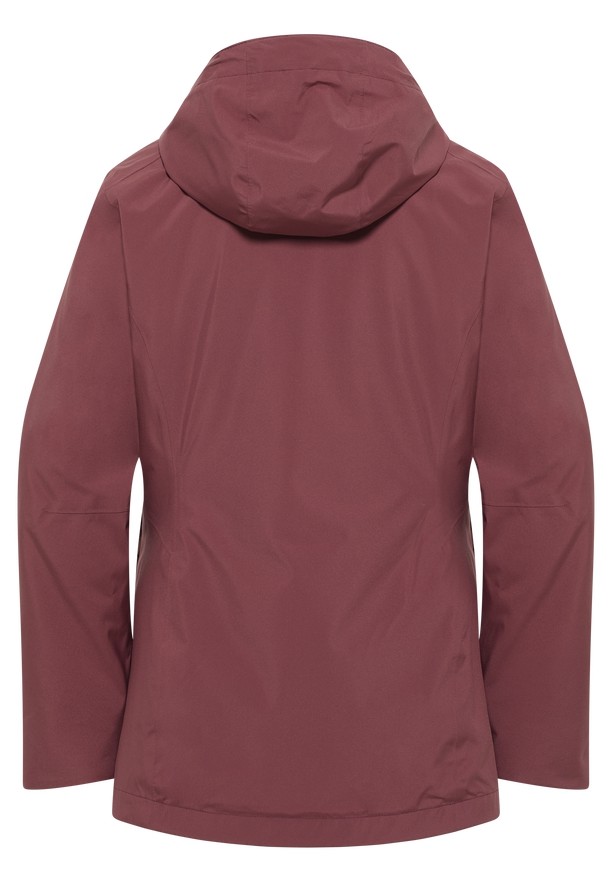 Red Women Jack Wolfskin Rotwand 3in1 Jackets | 17305308