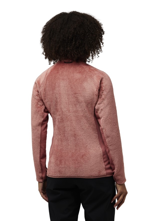 Red Women Jack Wolfskin Rotwand Fz Fleece Jackets | 99698097