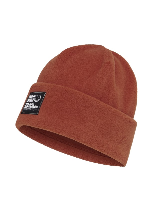 Red Women Jack Wolfskin Smileyworld Teen Beanie | 50695391