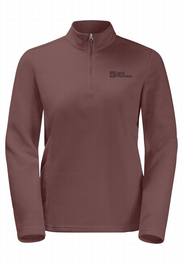 Red Women Jack Wolfskin Taunus Hz T Shirts | 60719572