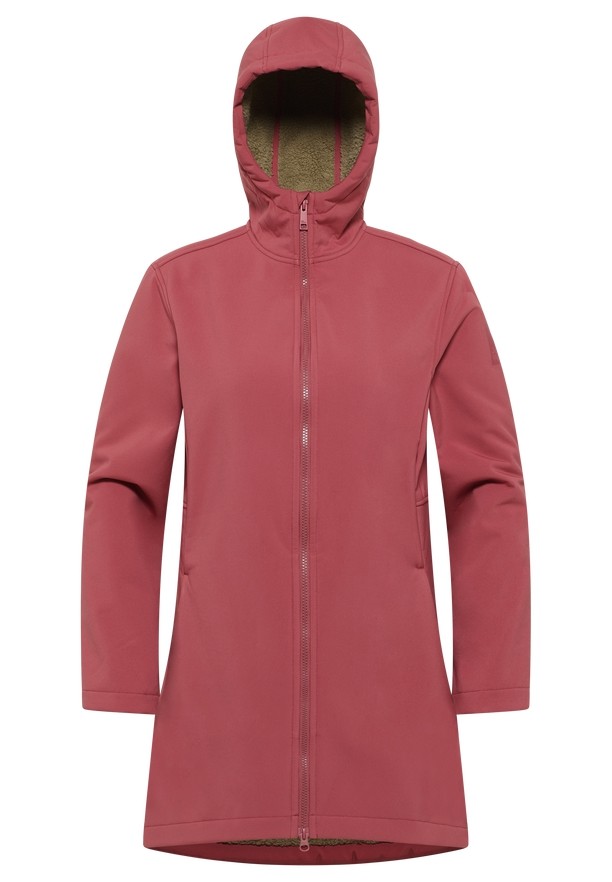Red Women Jack Wolfskin Windland Softshell Jackets | 97590748