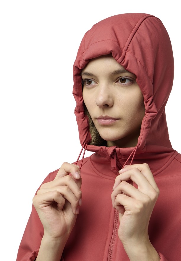 Red Women Jack Wolfskin Windland Softshell Jackets | 97590748