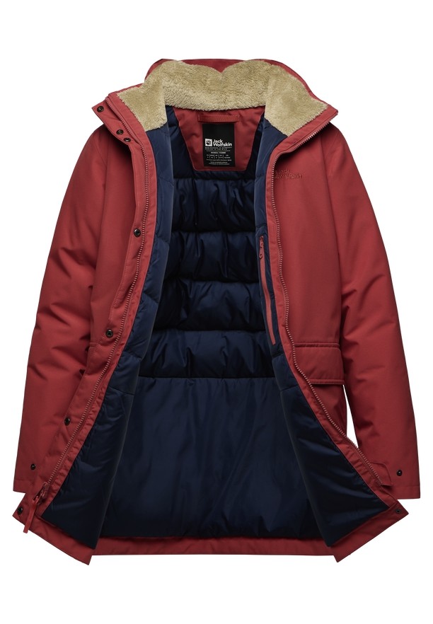Red Women Jack Wolfskin Wintertor Coats | 90119564