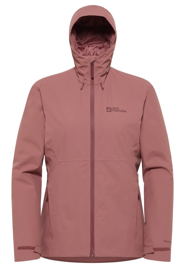 Red Women Jack Wolfskin Wisper Ins Winter Jackets | 18219855