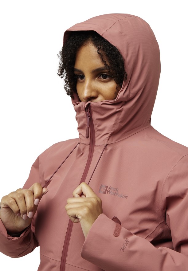 Red Women Jack Wolfskin Wisper Ins Winter Jackets | 18219855