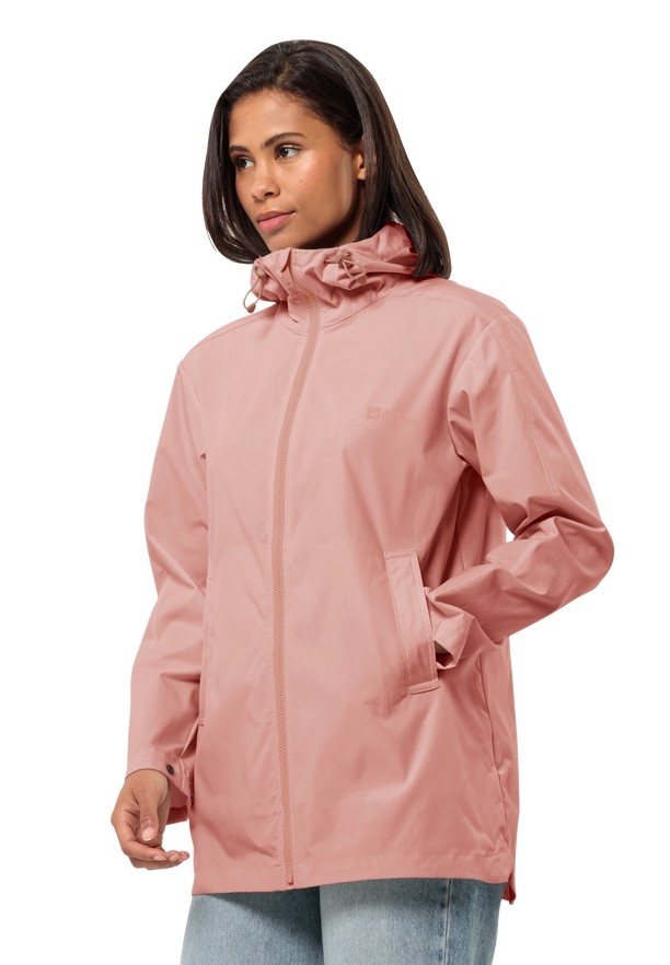 Rose Women Jack Wolfskin Desert Wind Softshell Jackets | 41877616
