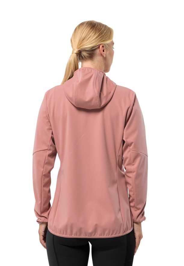 Rose Women Jack Wolfskin Feldberg Hoody Softshell Jackets | 97308729