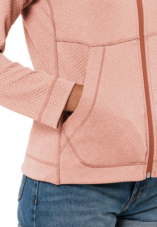 Rose Women Jack Wolfskin Fernweh Fleece Jackets | 99903787
