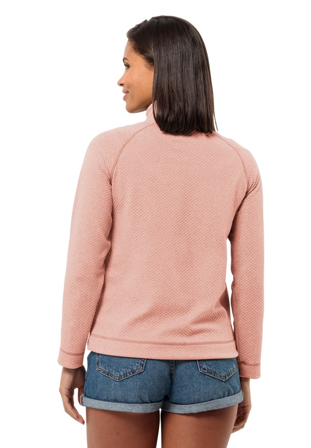 Rose Women Jack Wolfskin Fernweh Fleece Jackets | 99903787