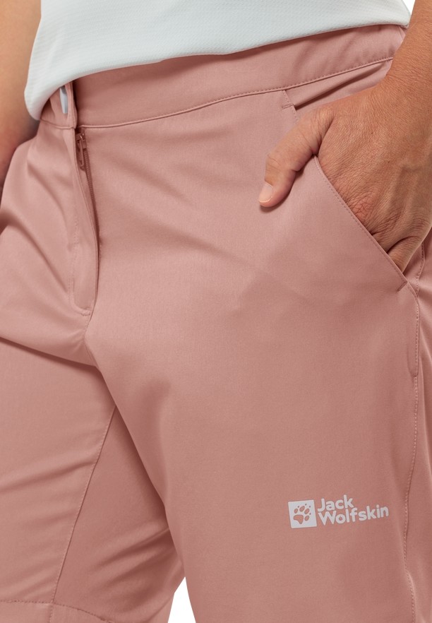 Rose Women Jack Wolfskin Hiking Alpine Shorts | 78611398