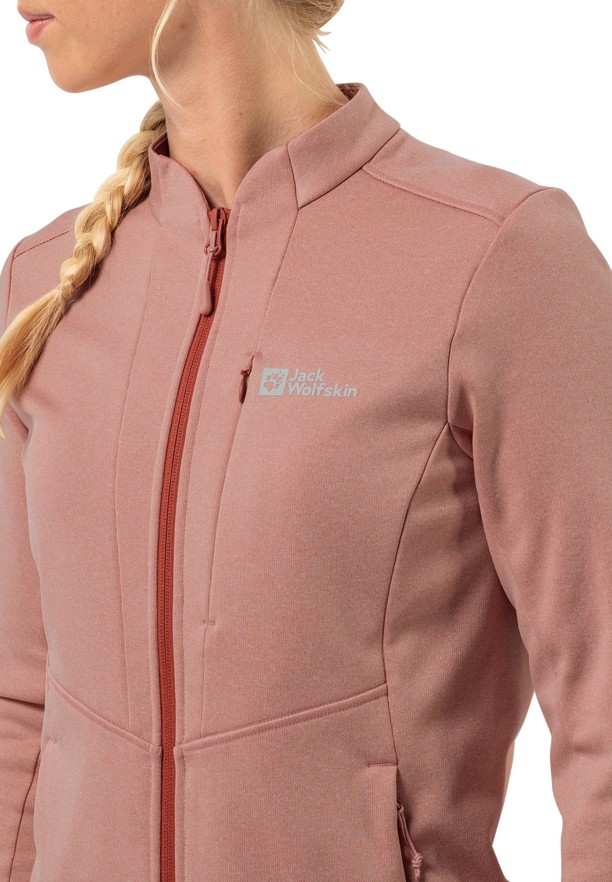 Rose Women Jack Wolfskin Tervern Fz Fleece Jackets | 79650284