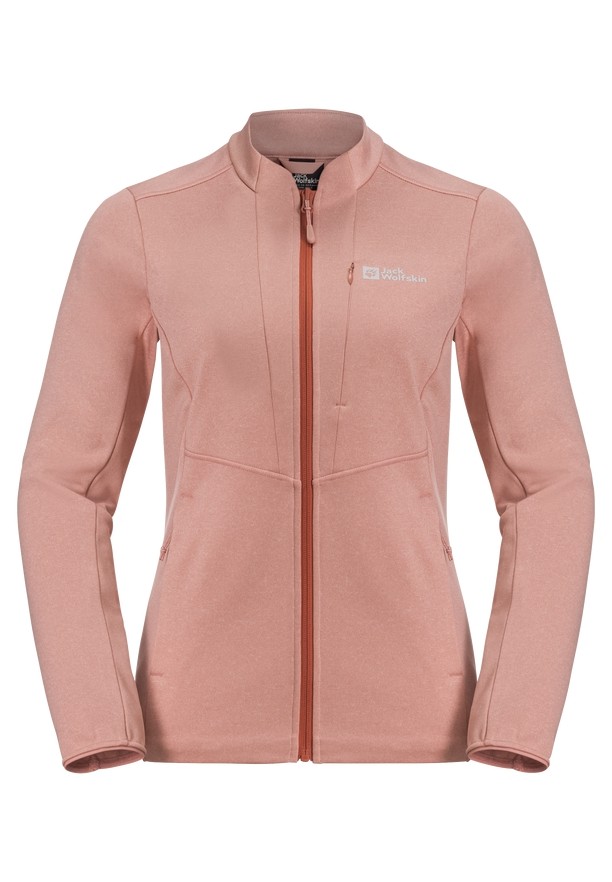Rose Women Jack Wolfskin Tervern Fz Fleece Jackets | 79650284