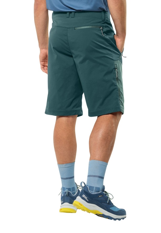 Turquoise Men Jack Wolfskin Glastal Shorts | 57347733