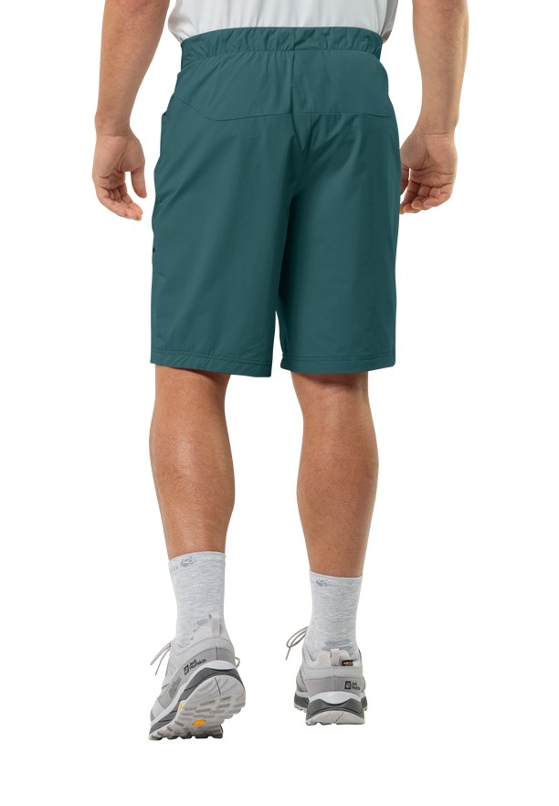 Turquoise Men Jack Wolfskin Gravex Shorts | 54898428