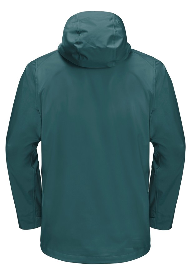 Turquoise Men Jack Wolfskin Highest Peak 3l Rain Jackets | 16345152