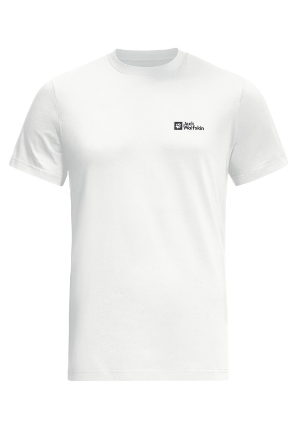 White Men Jack Wolfskin Essential T Shirts | 97887048