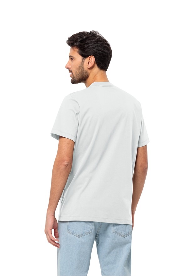 White Men Jack Wolfskin Essential T Shirts | 82829345