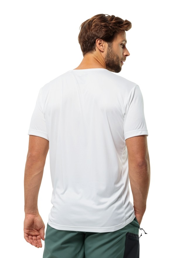 White Men Jack Wolfskin Peak Graphic T Shirts | 17577567
