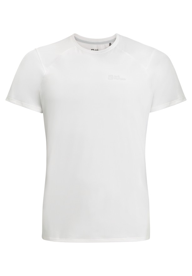 White Men Jack Wolfskin Prelightrail T Shirts | 95981739