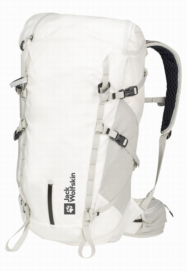 White Women Jack Wolfskin 3d Prelight Rise 35 Hiking Backpack | 19564676