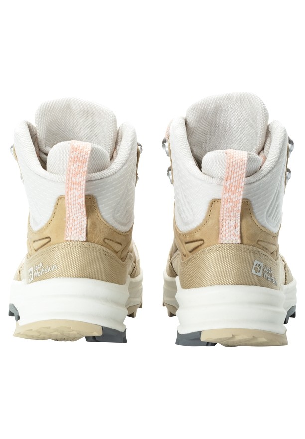 White Women Jack Wolfskin Cyrox Texapore Mid Hiking Shoes | 46174154