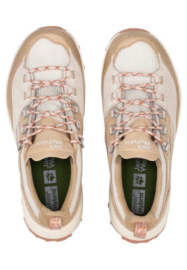 White Women Jack Wolfskin Cyrox Texapore Low Hiking Shoes | 13392299