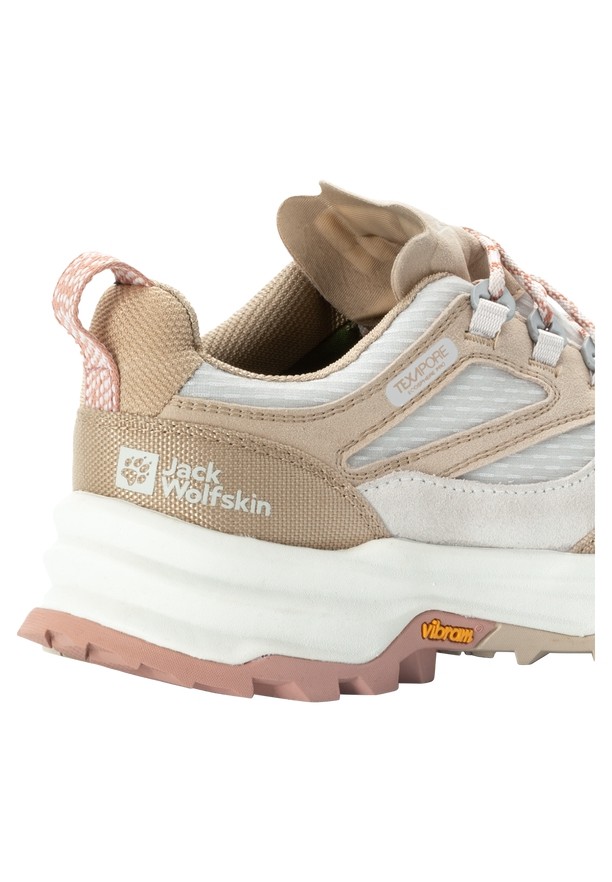 White Women Jack Wolfskin Cyrox Texapore Low Hiking Shoes | 13392299