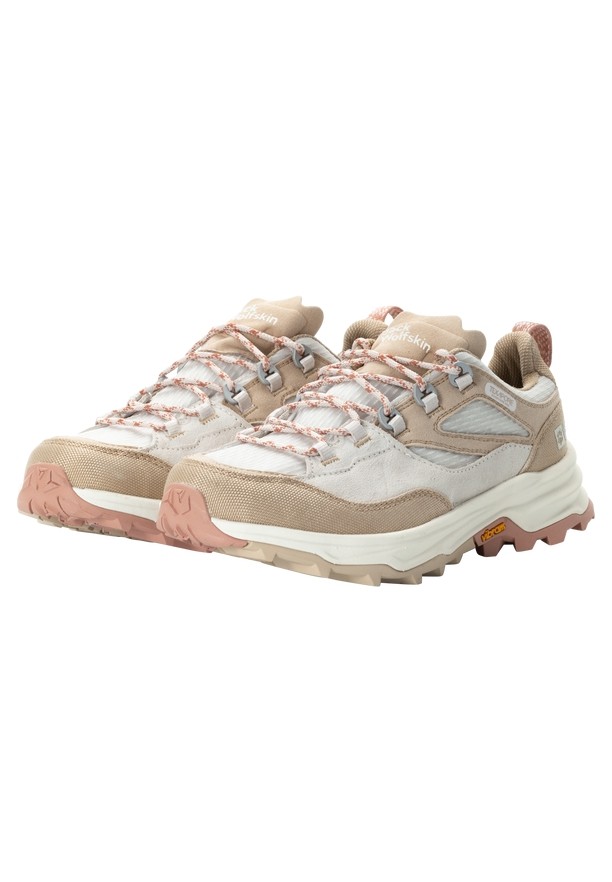 White Women Jack Wolfskin Cyrox Texapore Low Hiking Shoes | 13392299