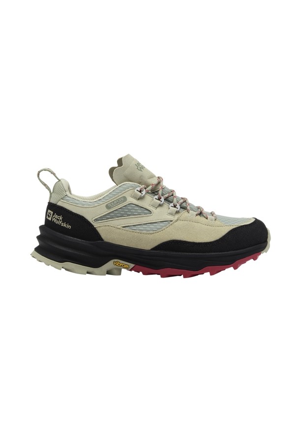 White Women Jack Wolfskin Cyrox Texapore Low Hiking Shoes | 13392299