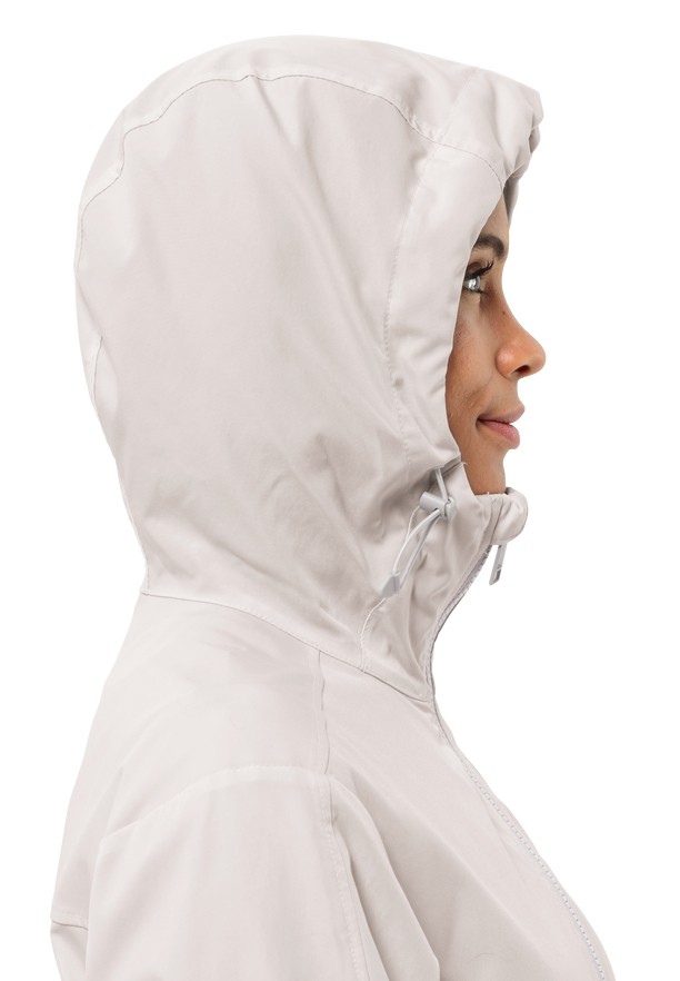 White Women Jack Wolfskin Desert Wind Softshell Jackets | 52653879